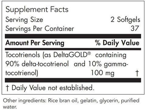 Delta-Fraction Tocotrienols 50mg