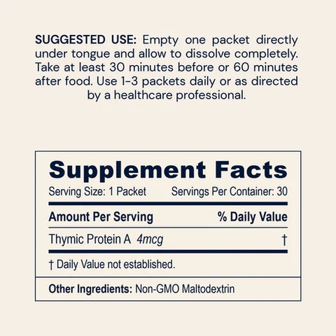 Humanset® Thymic Protein A, 30 Packets